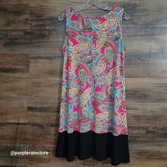 RN Studio Ronnie Nicole Floral Paisley Slip Dress L Gardencore Fairycore Whimsy - Picture 4 of 11